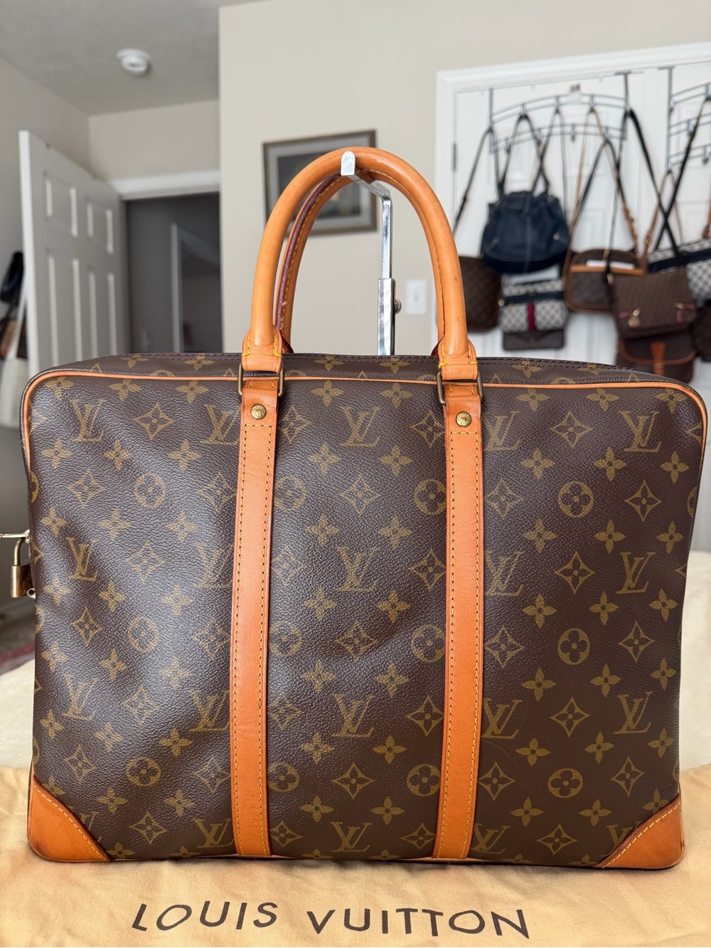 Louis Vuitton Monogram Porte Documents Voyage Briefcase
